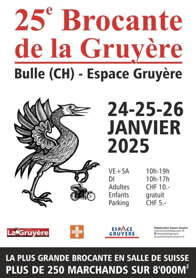 Bulle Brocante de la Gruyère  affiche